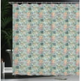 thumbnail image 3 of Ambesonne Vintage Mermaid Shower Curtain, Fish Girls Flowers, 69"Wx70"L, Multicolor, 3 of 4