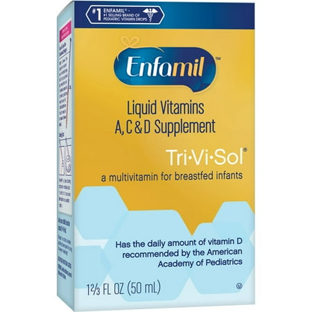 Tri-Vi-Sol Infant Vitamins Drops, 1.67 oz - Walmart.com