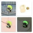 thumbnail image 2 of Fun Specters Stories Enameled Lapel Badge with Glows Effect for Dark Humor Fashion Accessory Gift, 2 of 9