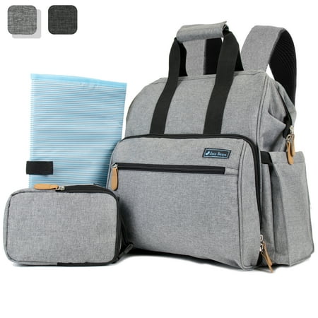 JOIE BEAN Diaper Bag Backpack Large Capacity Maternity Travel Baby Nappy Bag (Light