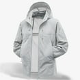 thumbnail image 1 of pstuiky Camisas suaves de manga larga para hombre, Blusa informal de color liso con capucha y manga larga raglán para hombre, resistente al sol, con cordón ajustable Tops de hombre l, 1 of 6