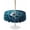 Blue, White, Cyan, variant on Outdoor Tablecloth with Umbrella Hole for Patio/Picnic/Party/Camping, Soccer Ball Waterproof Table Cloth Round Cover Washable, Splashing Water Sports Refreshing (Dia 60")