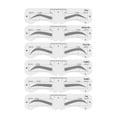 thumbnail image 2 of Juego de moldes para cejas de maquillaje, moldeador de cejas suave de PEVA con banda elástica, herramienta de maquillaje reutilizable para principiantes., 2 of 9