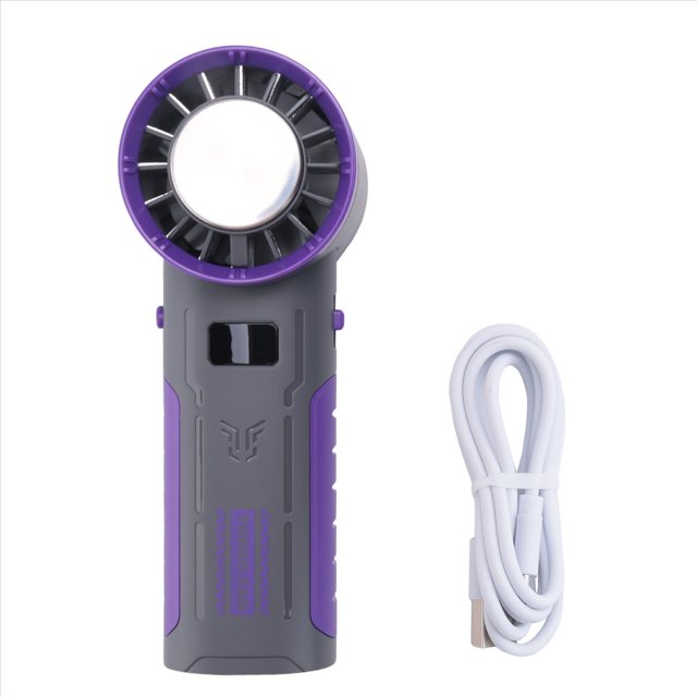 Ventilador Portátil de Mano Refrigeración de Semiconductores para Exteriores Ventilador Enfriador de Aire Batería de 2000 MAh Ventilador Frío Recargable,A