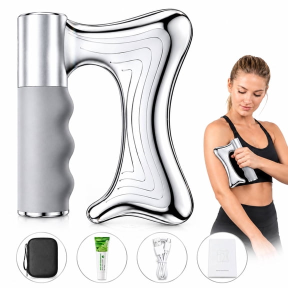 Catalpa U Muscle Scraper Tool, Electric Fascia Massager with Heat and Vibration, Gua Sha Design for Daily Muscle Relaxation