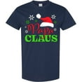 thumbnail image 3 of Inktastic Papa Claus with Christmas Santa Hat and Snowflakes T-Shirt, 3 of 5