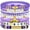 purple, variant on 7-Piece Smiley Friendship Stretchable Layered Bracelets for Women, Halloween & Christmas Gifts