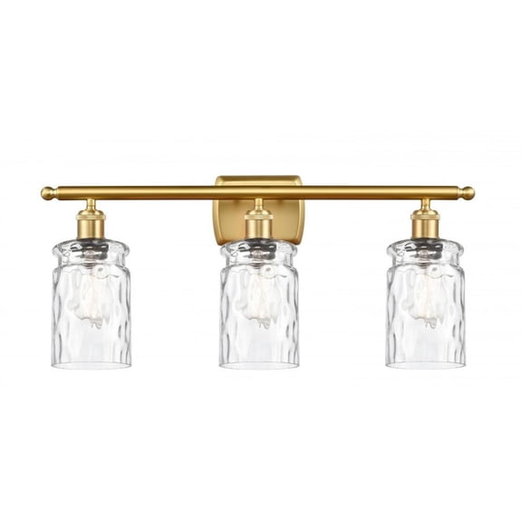 Innovations 516-3W-SG-G352-LED Candor 3 Light Bath Vanity Light part of the Ballston Collection, Satin Gold