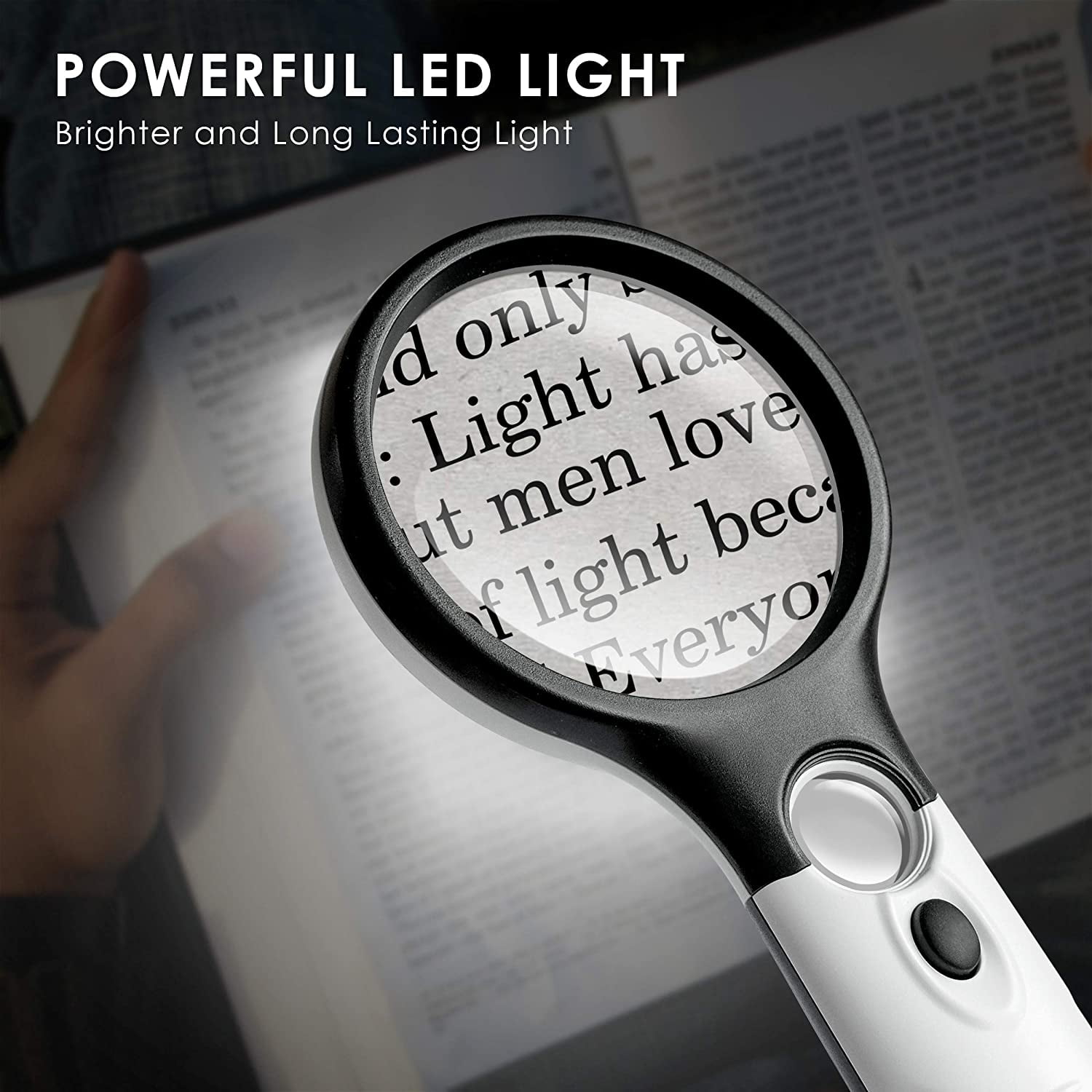 Magnifying Glass - 3 LED Light 45X – Loot Lane