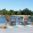 thumbnail image 2 of Chaise Adirondack Classique d'Extérieur (Ensemble de 2) en Bois Vieilli, 2 of 8