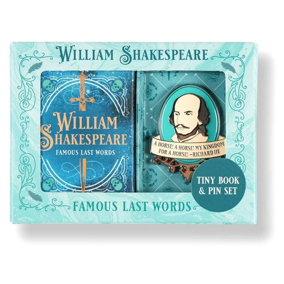 William Shakespeare Tiny Book and Pin Set, (Paperback)