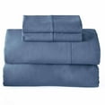 Better Homes & Gardens 4Piece 400 Thread Count Blue Moonlight Performance Hygro Cotton Sheet