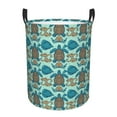 thumbnail image 2 of Uemuo Turtles And Seahorses Pattern Circular Laundry Hamper Basket with handles,Collapsible laundry basket,Large capacity laundry hamper,Laundry Organizer-Medium, 2 of 8