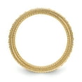 thumbnail image 3 of 14k Yellow Gold Round Diamond Eternity Wedding Band Milgrain Edge Ring Size 7.5 - 3/4 Ct., 3 of 5