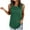 #01Green tank tops women, variant on Summer Savings Clearance!yoeyez Hawaiian Shirts for Women,Womens White Tank Top Women Pleated Summer Crewneck T Shirts Beach Casual Flowy Tanks Green,L