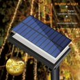 thumbnail image 4 of 300 LED Solar Curtain Light With Remote Control 8 Lighting Modes, IP65 Waterproof Copper Wire Lights For Christmas Party Wedding Home Bedroom Garden Wall Decorations, 4 of 4