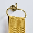 thumbnail image 4 of SIEYIO Wall Mount Brass Towel Ring Antique Retro Oval Towel Holder Rustproof Towel Rack, 4 of 9