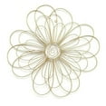 thumbnail image 1 of Home Roots 321139 Décoration de Mur de Fleurs en Fil d'Or, 1 of 2