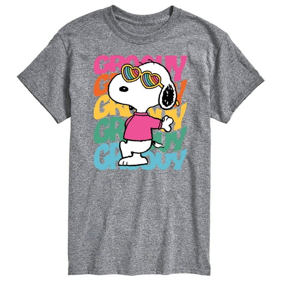 Peanuts - Groovy Stacked - Men's Short Sleeve Graphic T-Shirt