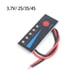 thumbnail image 2 of Injueey Indicador de nivel de Detector de electricidad preciso de tamaño pequeño Indicadores de visualización de capacidad Indicador de Electrónica  3s pantalla 3S, 2 of 6