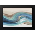 thumbnail image 2 of Peal, Emma 24x17 Black Modern Framed Museum Art Print Titled - Blue Elements II, 2 of 5