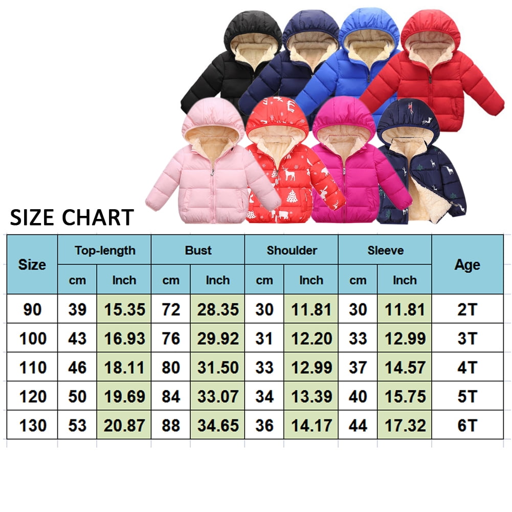 URMAGIC Toddler Little Boy Girl Winter Hooded Coat Lined Down Jacket for 2-6T Kids