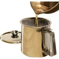 thumbnail image 1 of Old Home Kitchen Stainless Steel Oil Storage Oil Keeper Fryer's Friend, 1 of 2