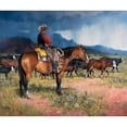 thumbnail image 3 of Sorenson, Jack 23x20 Black Modern Framed Museum Art Print Titled - Twenty Years in the Saddle, 3 of 5