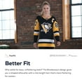 thumbnail image 4 of Women's Fanatics Bryan Rust Black Pittsburgh Penguins Premier Breakaway Player Jersey, 4 of 7