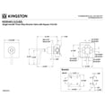thumbnail image 5 of Kingston Brass KS3045ZL Single-Handle Three-Way Diverter Valve with Square Trim Kit in Oil Rubbed Bronze, 5 of 9
