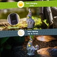 thumbnail image 4 of Solar Gnome Garden Statue with Ball, Outdoor Gnome Figurine Solar Light, Funny Garden Decor for Yard Lawn Porch Balcony Patio, Garden Gifts for Women Mom Grandma, 4 of 7
