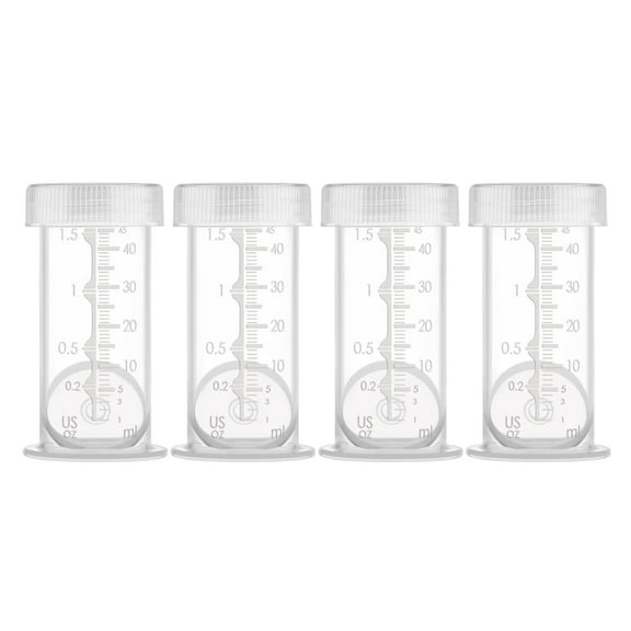 Maymom Colostrum Milk Storage Bottle 1.5 Oz Breastmilk Freezer or Refrigerator Storage, 4pc