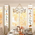 thumbnail image 2 of DAZONGE Thanksgiving Decorations, Happy Fall Y'all & Give Thanks Porch Banner Sign, Fall Autumn Thanksgiving Party Yard Front Door Hanging Decor, 2 of 7