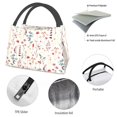 thumbnail image 4 of Vsdgher Wildflower Watercolor 3 Print Insulated Bags, Insulated Cooler Bag Totes for Hot or Cold Food Bring or Delivery, 4 of 6
