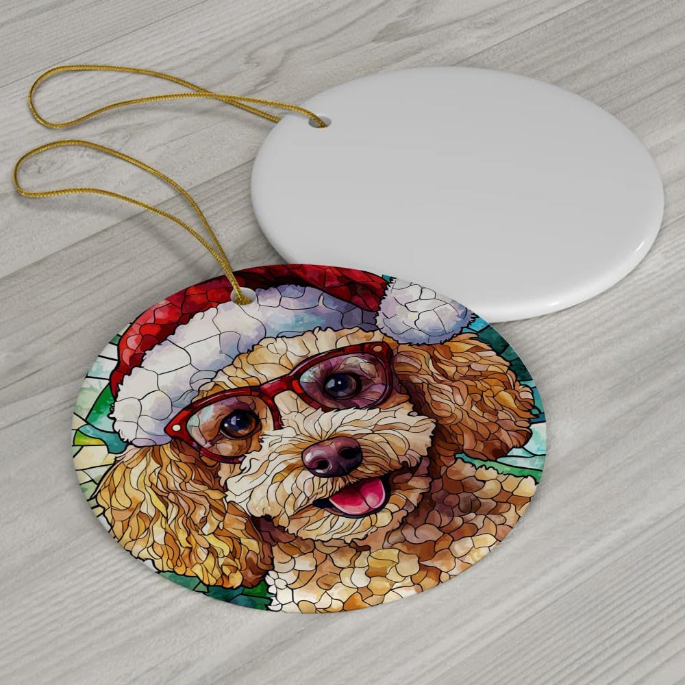 Poodle Tree Ornaments, Poodle for Christmas 2025, Poodle Christmas Keepsake, Poodle Christmas Hanging Décor 9DEYOD