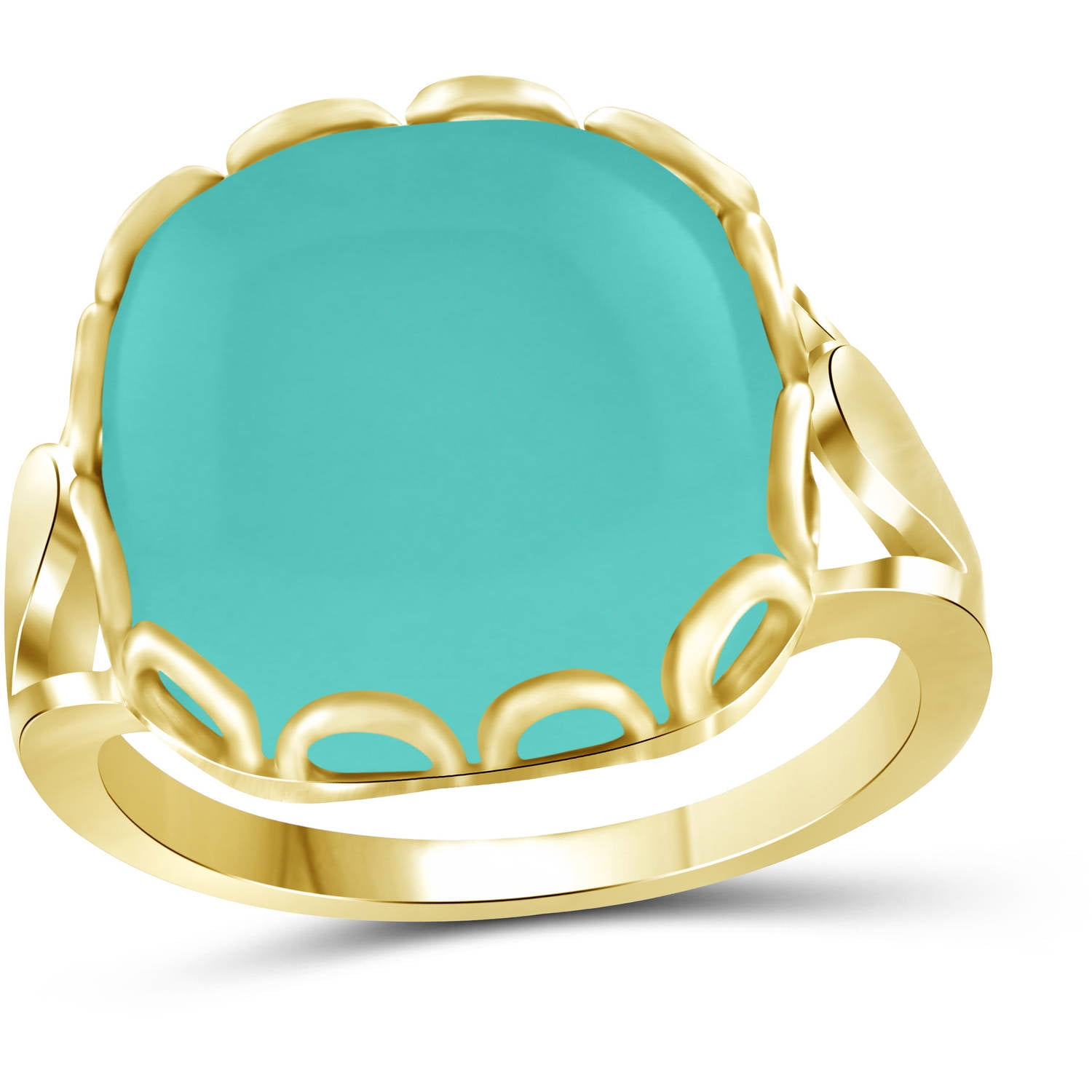 JewelersClub 10-3 4 Carat T.G.W. Chalcedony 14kt Gold over Silver Fashion Ring by JewelersClub