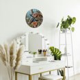 thumbnail image 1 of Reloj de pared con animales marinos para salón o dormitorio, con pantalla de 24 horas, tablero de madera densa y diseño moderno y decorativo para colgar., 1 of 5