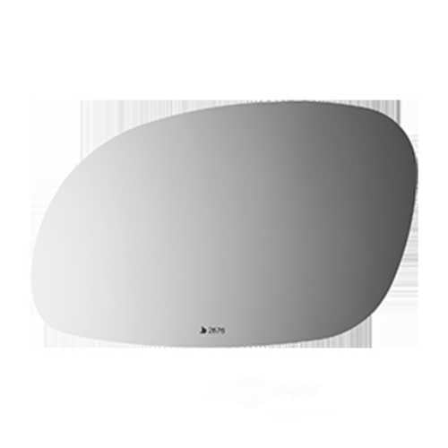 Burco Side View Mirror Replacement Glass - Clear Glass - 2676