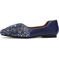 thumbnail image 3 of Women Flats ballet Rhinestone Dressy Casual Wedding Comfortable Shoe, 3 of 7