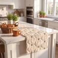 thumbnail image 5 of Cififendec Autumn Pumpkin Embroidered Plush Table Runner, 92"×13", 3D Textured Decorative Table Runner for Farmhouse Dining Table Harvest Gathering, 5 of 5