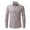 Gray, variant on Azrian Long Sleeve with Turn-down Collar and Button Shirt for Men,Men Casual Fashion Whole Colored Turn-down Collar Button Long Sleeve Business Shirt Blouse