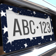 thumbnail image 6 of 1 Pcs Star Pattern License Plate Frame, License Plate Cover for Car Decorative Parts, Aluminum License Plate Bracket Holder Rust-Proof Weather-Proof for US Standard Car, 6 of 9