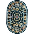 thumbnail image 2 of Rugs.com Aurelia Collection Rug – 5' x 8' Oval Navy Blue Medium-Pile Rug Perfect For Living Rooms, Large Dining Rooms, Open Floorplans, 2 of 4
