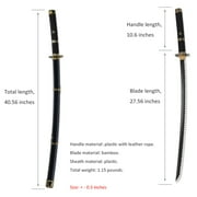 41 inches Wood Sword Yubashiri with Belt and Holder