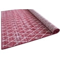 thumbnail image 5 of Handcraft Rugs-Moroccan Trellis/Diamond Pattern Area Rug- Red/White/Gray, 5 of 10