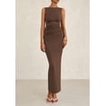 thumbnail image 3 of Vestido midi PRETTYGARDEN, ajustado fruncido de verano 2025 para mujer, 3 of 9