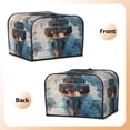 thumbnail image 3 of Rateoe Cargo Ship At Sea Pattern Toaster Covers 4 Slice Wide Slot,Bread Machine Cover,Bread Dust Cover & Fingerprint Protection,Appliance Covers, 3 of 6