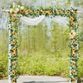 thumbnail image 5 of 2 Pack Artificial Sunflower Garland, 6ft/Strand Silk Sunflowers Hanging Vines Flowers Garland with Green Leaves for Room Kitchen Garden Birthday Wedding Baby Shower Party Table Decor, 5 of 16