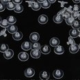 thumbnail image 2 of Farfi - 100 piezas de tapones de silicona transparentes para pendientes, tuercas de seguridad, 2 of 5