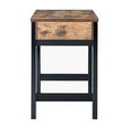 thumbnail image 3 of Bowery Hill Table Console Moderne en Bois à Plateau Relevable, Brun, 3 of 7